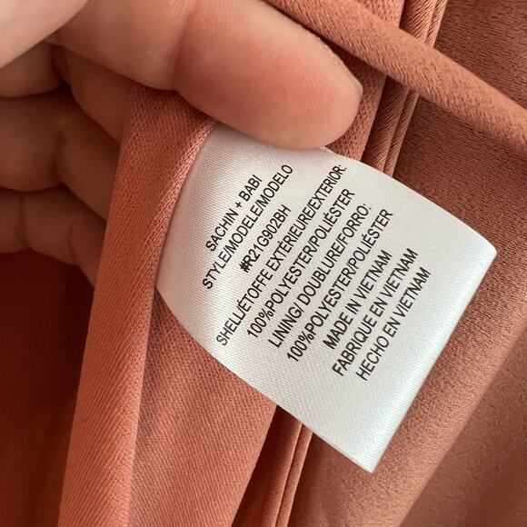 Sachin & Babi Tansy Satin Charmeuse Maxi Dress Size 2 - Picture 7 of 9